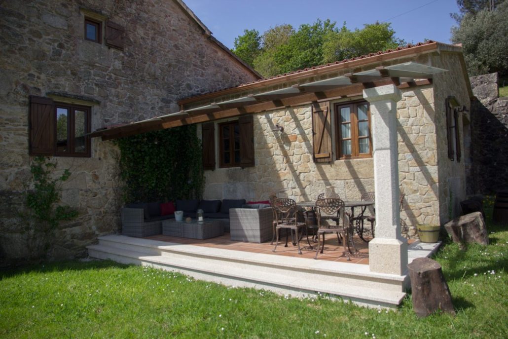 porche exterior casa rural avoa maria
