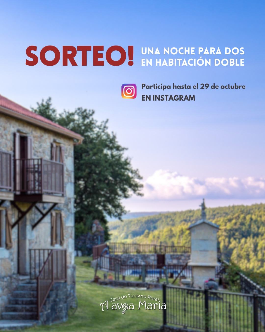 sorteo: gana dormir en nuestra casa rural gratis